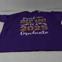 Proud Great Aunt Of A Class Of 2025 Graduate Graduation T-Shirt 3XL