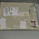 BigPonPon 1 Pack Foldable Bed Sheets Set Organizers and Storage(King & Queen Size),Linen Fabric Closet Organizers with Window,Folding Bedding Storage Box for Bedsheets and Pillow Cube Organizer-Beige