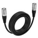 Ethercon Cable, Shielded Cat 5e Ethernet Cable Compatible with EtherCON RJ45 Connectors in Silvery for Professional Audio, Video and Networking Applications (1, 20FT)
