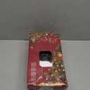 Christmas Snow Globe Lantern Water Glittering Christmas Tree Crown with Music, USB Lined/Battery Operated Lighted Lantern for Christmas Festival Decoration Gifts