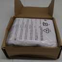 Amazon Basics 4 Piece Bed Sheet Set, 100% Cotton Jersey, Includes Super Soft, Flat and Fitted Sheets, Pillowcase, Full, White, Solid