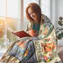 Capybara Gifts for Girls, Capybara Gifts Blanket 60" 50", Capybaras Gift for Lovers Women Birthday, Capybaras Gift for Woman Decoration Throw Blankets for Mothers Day Christmas