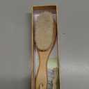 Wooden Baby Hair Brush - Cradle Cap Baby Brush with Soft Goat Bristles, Perfect Gentle Scalp Newborn Comb for Infant, Girls, Boys, Bath Essentials (Walnut, Oval)