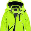 CREATMO US Boy's Waterproof Ski Jacket Warm Winter Snow Coat Windproof Snowboarding Rain Jacket XL