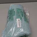 H.VERSAILTEX Extra Thick Chenille Striped Pattern Bath Rug for Bathroom Non Slip - Soft Plush Shaggy Mats for Floor, Indoor, Entryway (Aqua Haze, 24 x 17 - Inches)