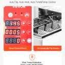 VEVOR Commercial Automatic Donuts Machine, 4 Rows Donuts Making Equipment, 240 pcs/hour Electric High Power Doughnut Maker, Stainless Steel Frying Auto Fryer, with Intelligent Control