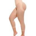 SHAPELLX Outfits for Women Tummy Control Shapewear for Women Capris Leggings Underwear Thigh Slimmer Body Shaper Butt Lifting Seamless Panties, L