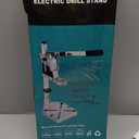 Electric Drill Press Stand for Hand Drill, Adjustable Benchtop Clamp Support Tool, Single Hole Aluminum Base, Portable Drill Press Workstation for Precision Drilling, DIY and Repair Projects