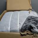 Hobestluk 5ft Bean Bag Chairs for Adults Large Beanbag Chair with Plush Faux Fur Cover Big Bean Bag Chair for Living Room Bedroom Dorm Office - Dark Grey (50 x 50 x 24)