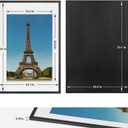 A1 Picture Frame (23.4 x 33.1 inches), Solid Wood Black Wood Poster Frame-Horizontal and Vertical Wall Hanging for Home, Exhibition, Caffe(Black)