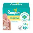 Pampers Sensitive Wipes - 504 Count