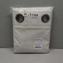 NICETOWN Natural 100% Blackout Linen Curtains 84 inch Long Burg for Living Room, 2 Panels, 52" Wide, Farmhouse Thick Completely Blackout Window Treatment Thermal Insulated Warm Drapes for Winter