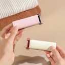 Set of 2 Reusable Lint Rollers  Portable Washable Pet Hair Remover,Reusable Lint Rollers are Easy to Carry,for Clothes and Office Use (White With Pink)