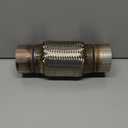 SUISFLXGRO Exhaust Flex Pipe Universal Type 100% Stainless Steel For Heavy Duty and Cars (1 PC, 3X6X10)