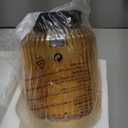 Battery Operated Lamp, Cordless Table Lamps for Home Decor, Battery Powered Nightlight with LED Bulb, Decorative Glass Beside Lamp for Bedroom Living Room-Gold