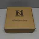 DN DECONATION Red Glass Christmas Ornaments, Set of 9, 3.15' Hanging Christmas Baubles for Xmas Tree Decoration, Wedding Party Gift