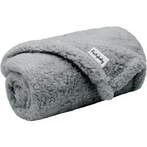 furrybaby Dog Blankets for Small Dogs, Puppy Small Fleece Blankets for Pets, Premium Cat Blanket, Sherpa Pet Blanket Washable for Pet Kitten Doggy (Grey, 24x32 in, S) (24x32in (pack of 1))
