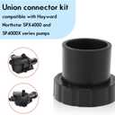 SPX3200 UNKIT Union Connection Kit for Hayward Select, 2 Pack Pool Pump Parts, Compatible with Tristar Northstar EcoStar Pumps & SwimClear Cartridge Filter