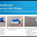 Clorox Healthcare Bleach Germicidal Wipes, 6" x 5", 150 Count Canister 