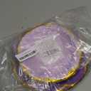 Purple Plates and Napkins Party Supplies for 20 Guests, Lavender Scalloped Paper Plates with Gold Rim, Elegant Disposable Tableware Set for Birthday, Baby Shower, Wedding, Bridal & Tea Party, 60 PCS