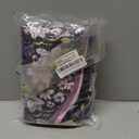 3 Pack Adult Bibs Washable Clothing Protector with Crumb Catcher, Adjustable Reusable Waterproof Large Feeding Adult Bib (Blue Rose)