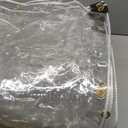 810ft, Clear Tarp with Grommets, 20 Mil, Vinyl Tarpaulin Heavy Duty Waterproof, Reinforced Edges, Outdoor Greenhouse Tarps, Rainproof, for Garden, Cars, Patio