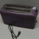 bella 4 Slice Slim Toaster, Fits-anywhere Kitchenware, 6 Setting Shade Control with Reheat & Cancel Buttons, Fits Sourdough, 10 Long Slot, Anti Jam & Auto Shutoff, 900 Watt, Plum