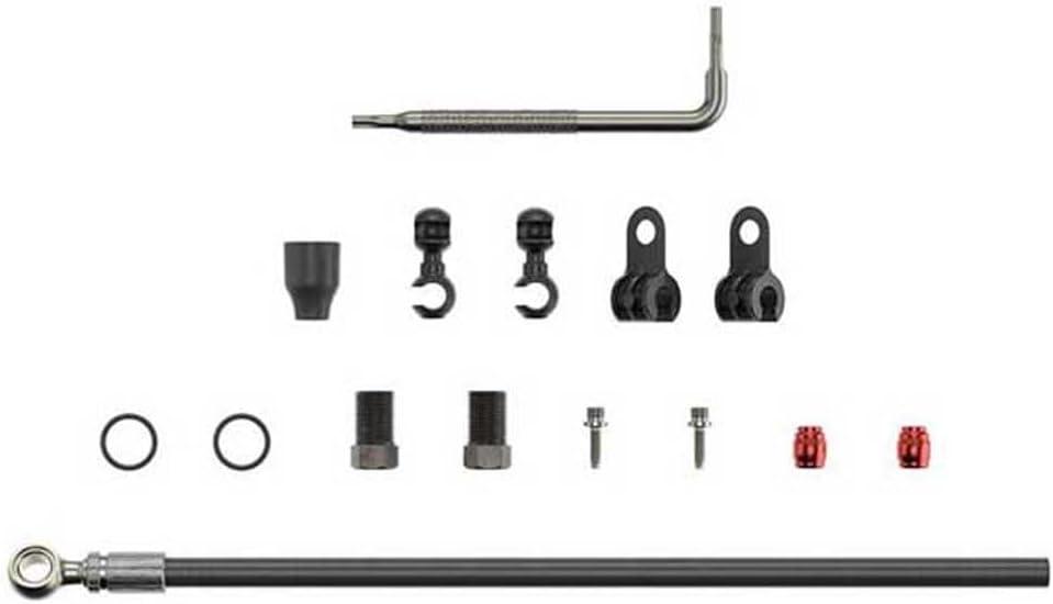 SRAM Disc Brake Hose Kit - 2000mm Black Hydraulic Brake Line with Silver Banjo Fitting for SRAM and Avid MTB Hydraulic Disc Brakes, OE Replacement, Compatible with G2 RSC, Juicy ULT & More, Pe