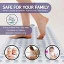 Bathtub Mat Non Slip Bath mat Extra Long 39x15.5 inch, Tub Mat Suction Cups and Drain Holes, Shower Mat Non Slip Anti Slip, Machine Washable, Bath Mat for Inside Shower, Clear