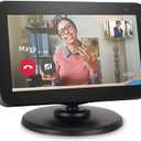 AutoSonic Stand for Amazon Echo Show 5 (1st Gen and 2nd Gen) | Adjustable Design to Improve Viewing Angle | Magnetic,Swivel and Tilt Accessory for Alexa Smart Display | Black