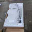 Marsail Standing Desk with Drawer, 48 x 24 inch Whole Piece Tabletop Electric Standing Desk, Height Adjustable Desk with USB Charging Ports, Sit Stand Desk with Storage for Home & Office White