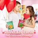 OCHIDO 24 Pack Kids Valentine's Day Greeting Cards With Squeeze Ball Stretchy, Kids Valentine Exchange Cards for Girls Boys School Class Exchange Gifts, Classroom Prizes, Bulk, Valentine Party Favor