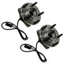 TRQ Front Wheel Hub Bearings Assembly Set Compatible with 1997-2005 Chevrolet Blazer 1997-2004 S10 1997-2001 GMC Jimmy Sonoma 1998-2000 Isuzu Hombre Oldsmobile Bravada