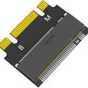 JMT M.2 NVME M-Key B+M 2230 to 2242 SATA-Bus SSD Extension Adapter Card Compatible with ThinkPad X270 X280 T470 T480 L480 T580 Serials (2230 to 2242)