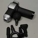 Deep Tissue Massage Gun, Portable Percussion Electric Muscle Massager for Pain Relief, Handheld Massagers with 30 Speeds & 6 Attachments for Back and Neck, Gifts for Men Women (Black)