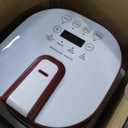 GreenLife Rice Cooker Digital 4-Cup (Cooked), Keep Warm, 4 Presets, Red