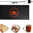 Bunmery Bread Proofing Mat, Sourdough Warming Mat, Sourdough Starter Warmer with Thermostat Temperature Control, Dough Proofer Heating mats for Home Kitchen Baking Food(10.6" x 21.6") (Black)