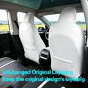 Tesla Model Y Car Seat Covers — Full Set Nappa Leather 2025-2026