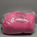 GSOU SNOW Women Ski Jacket Faux Fur Snowboard Coat Snow Cropped Jacket Winter Outdoor Warm (Small, Rose)