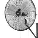 JVO 20 Inch Oscillating Wall Mount Fan, High Velocity Wall Fan with 5500 CFM 3 Speeds, Heavy Duty Industrial Wall Mounted Fans For Outdoor Indoor Garage, Patios, Shop, Commercial