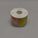 Yeachlaing 2"x2" Silver Square Thermal Label Stickers,Self-Adhesive Square Direct Thermal Labels,300 Sheets with Perforation Line in ROLL