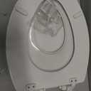 Mayfair NextStep2 Toilet Seat with Built-In Potty Training Seat, Slow-Close, Removable that will Never Loosen, Elongated, White