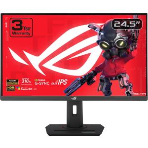 ASUS ROG Strix 24.5” USB-C HDR400 Gaming Monitor (XG259CMS)–Full HD 1080p, 310Hz, 1ms, Fast IPS, 110% SRGB, Extreme Low Motion Blur Sync, G-SYNC Compatible, DisplayWidget, Tripod Socket