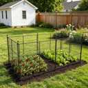 6 Panels Chicken Wire Plant Protectors, 14.26ft(L) x 24in(H) Plant Protectors from Animals, Raised Garden Bed Fencing, Garden Protection Bunny Barricades from Chicken Squirrels for Vegetables
