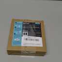 ELEGRP 2-Gang Screwless Decorative Wall Plates, Mid-Size 4.88" height x 4.94" length Unbreakable Thermoplastic Faceplate Cover for Decorator Receptacle Outlet & Switch, UL Listed (5 Pack, Matte White)