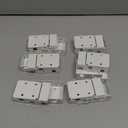 TIHOOD 12PCS 2.5 inch Blind Brackets Low Profile Box Mounting Bracket for Window Blinds