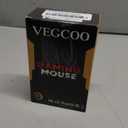 VEGCOO C12 Wireless Gaming Mouse,Rechargeable Mice Silent Click Cordless Mouse with 6 Buttons PC Gaming Mice Advanced Technology with 2.4GHZ Up to 2400DPI for PC Laptop (Red)