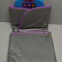 SUNLIN Dance Mat - Rhythm Step Play Mat - Dance Game Toy Pad with LED Lights, Gift for Kids Girls 3-12, Adjustable Volume, Built-in Music, 3 Challenge Levels (Pink)