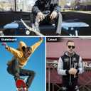 Riskrole Mens Hoodie Tracksuit Set 2 Pieces Casual Athletic Warm Sweatsuits Zip up Outfits, S