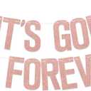 Rose Gold Bachelorette Banner So It's Gonna Be Forever Banner Bachelorette Party Decorations Engagement Bridal Shower Decorations